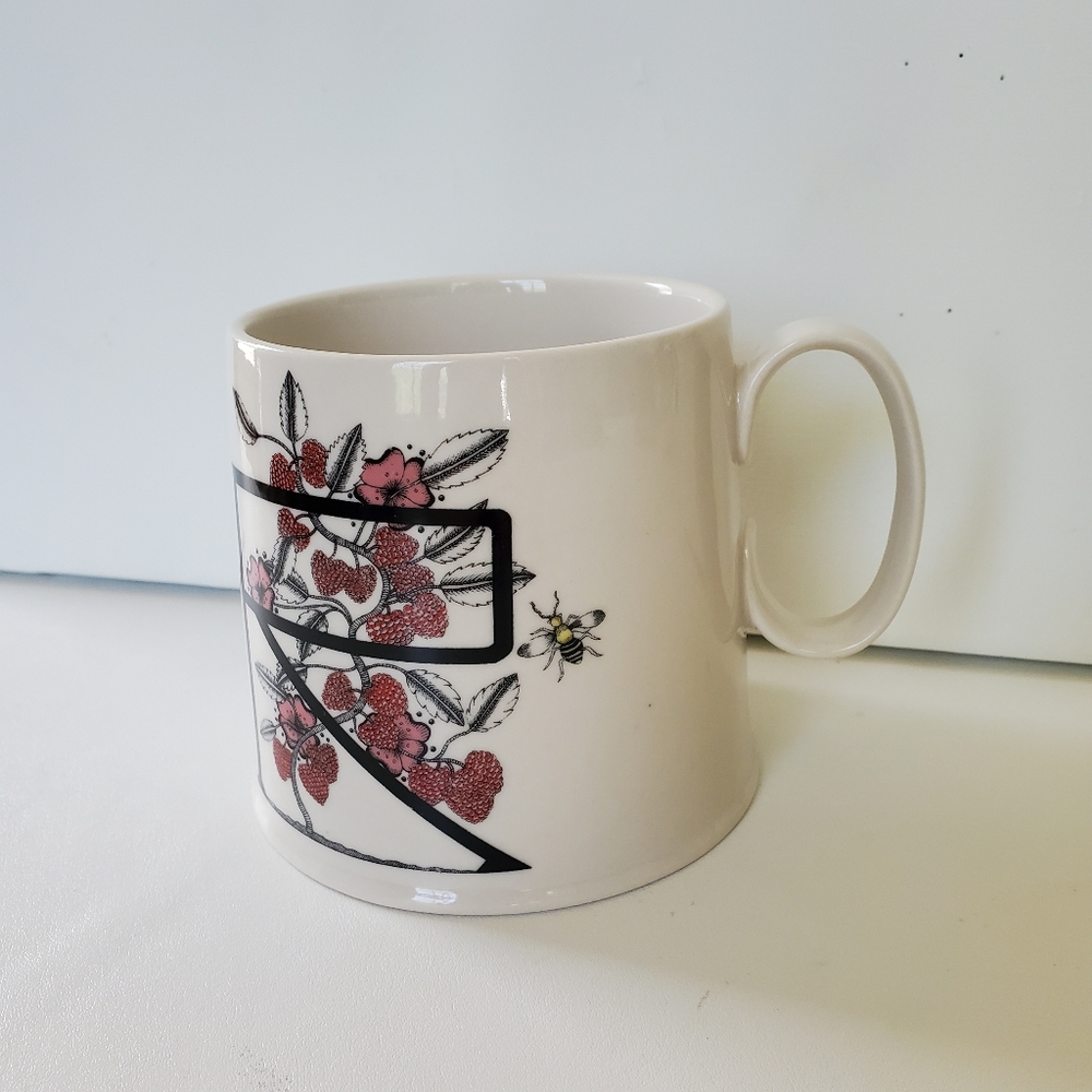 Anthropologie Balducci Alphabet R monogram Mug coffee cup - Picture 6 of 7